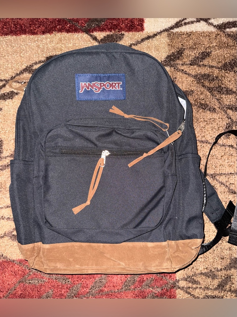JanSport Black and Brown Classic Backpack- New